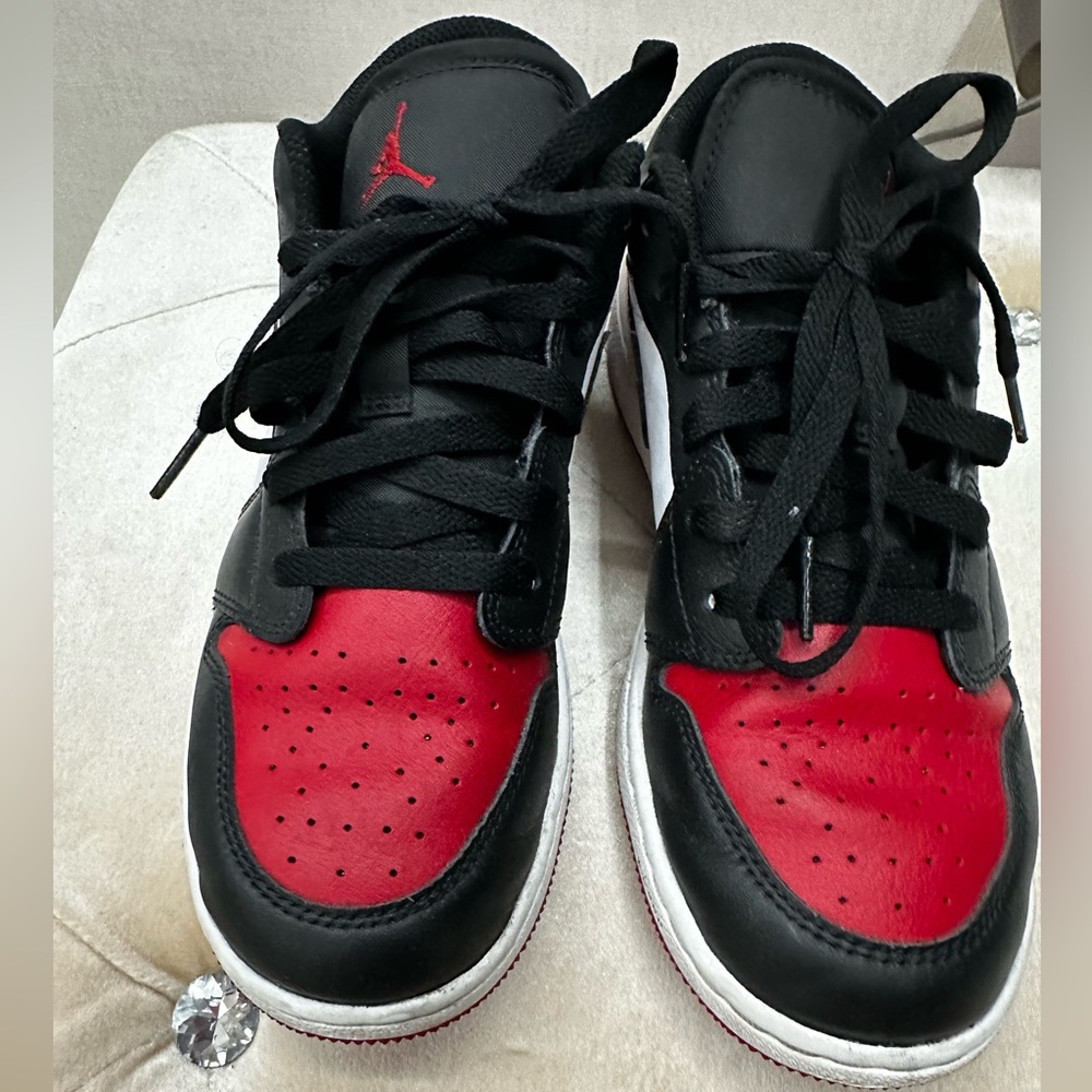 Jordan Kids Shoes Black and Red